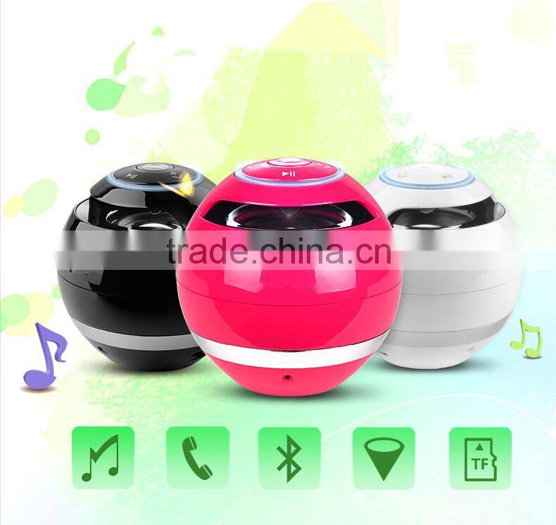 Factory Manufacturer GK-A15 2014 best portable mini speaker with fm radio BT Bluetooth speaker