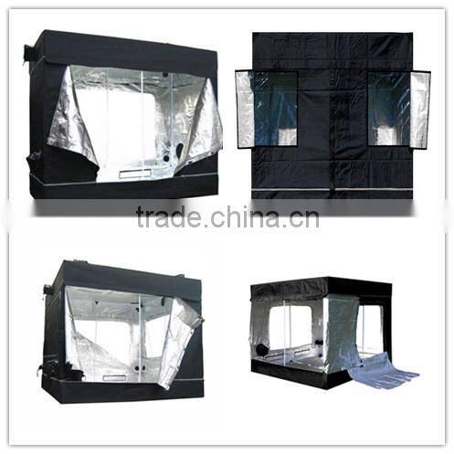 PVC Free 600D Hydroponic Grow Tent for Dark Room Uses 240 x 240 x 200 cm