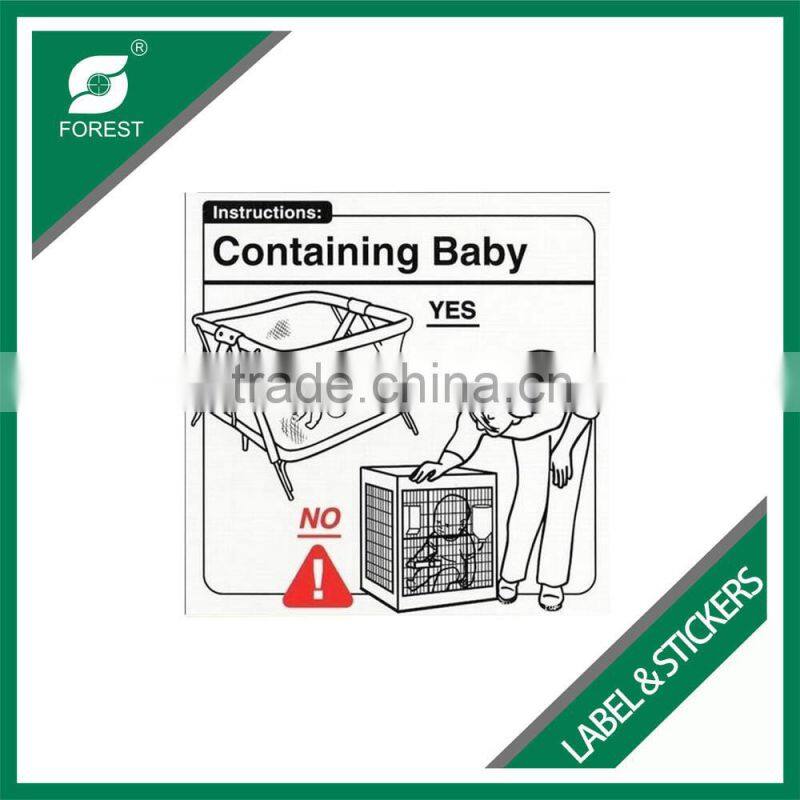 WHOLESALE CHEAP ART PAPER STICKERS FOR WARMING PAPULAR USED IN HOSPITAL