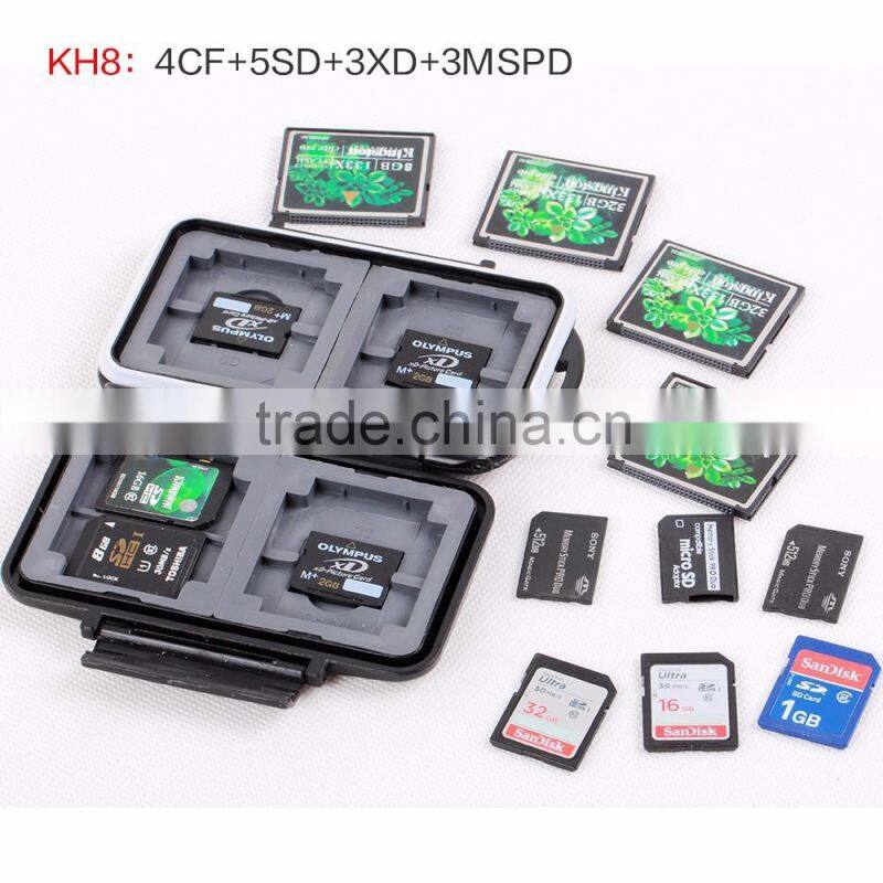 LYNCA KH8-5 Water-Resistant Anti-shock Memory Card Case for 4CF+4TF+6XD+2SD+2MSPD