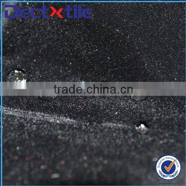guaranteed plain polyester waterproof flock fabric made in China!