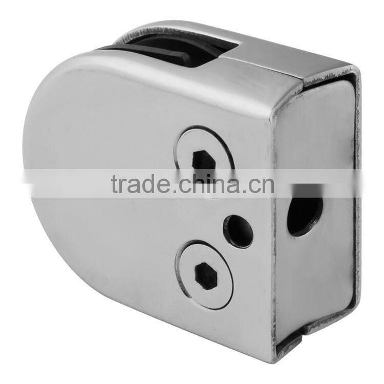 stainless steel railing glass clip for indoor and outdoor handrail