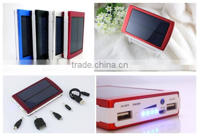 Hot sale low price and high quality solar power bank 10000 mah