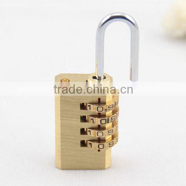 2015 Hot Sale 60MM Security Brass Padlock 4 digital combination locks