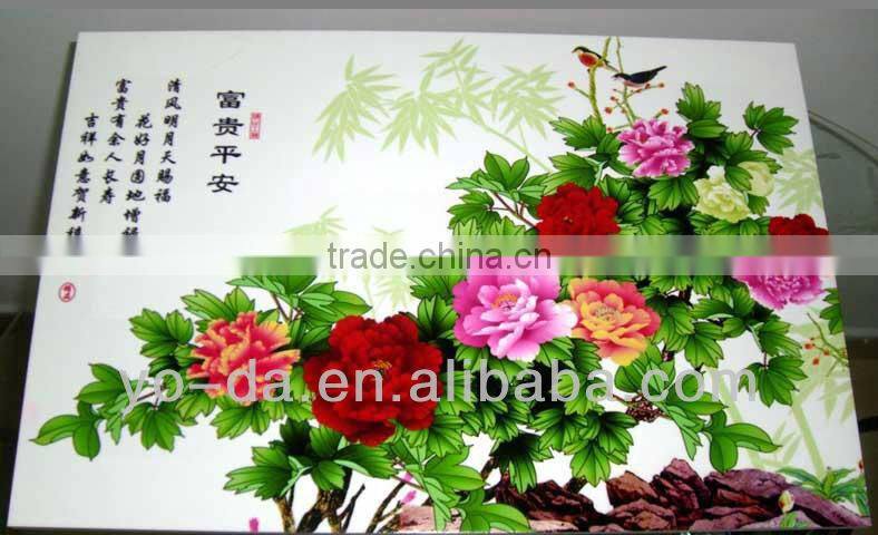 High precision ceramic uv printer with stamp embossing effects