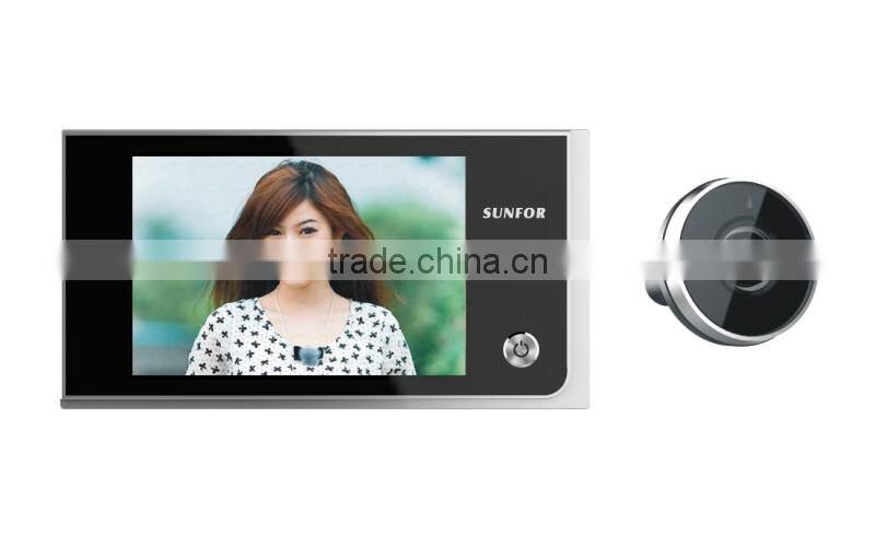 SHENZHEN yale electronic digital wifi door viewer with 3.5inch