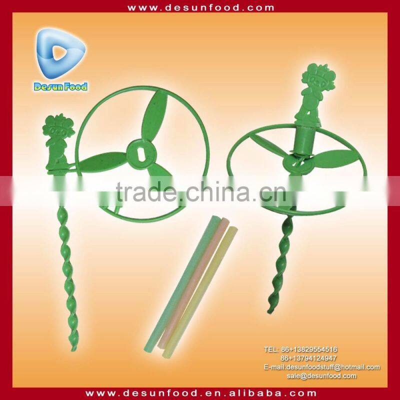 Flying stick candy toy