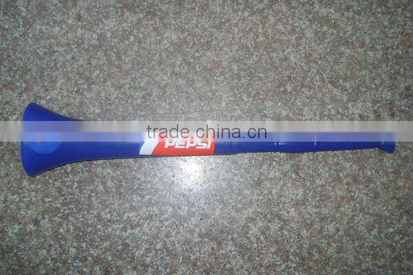 plastic blow party toy horn with national flag