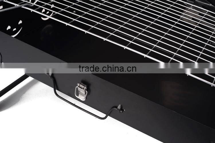 Professional Custom 2015 portable folding charcoal bbq grills Steel Simple outdoor barbeque grill