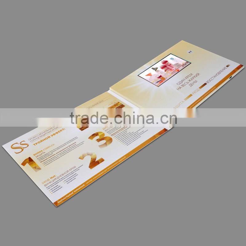 advertising material gifts video player cards