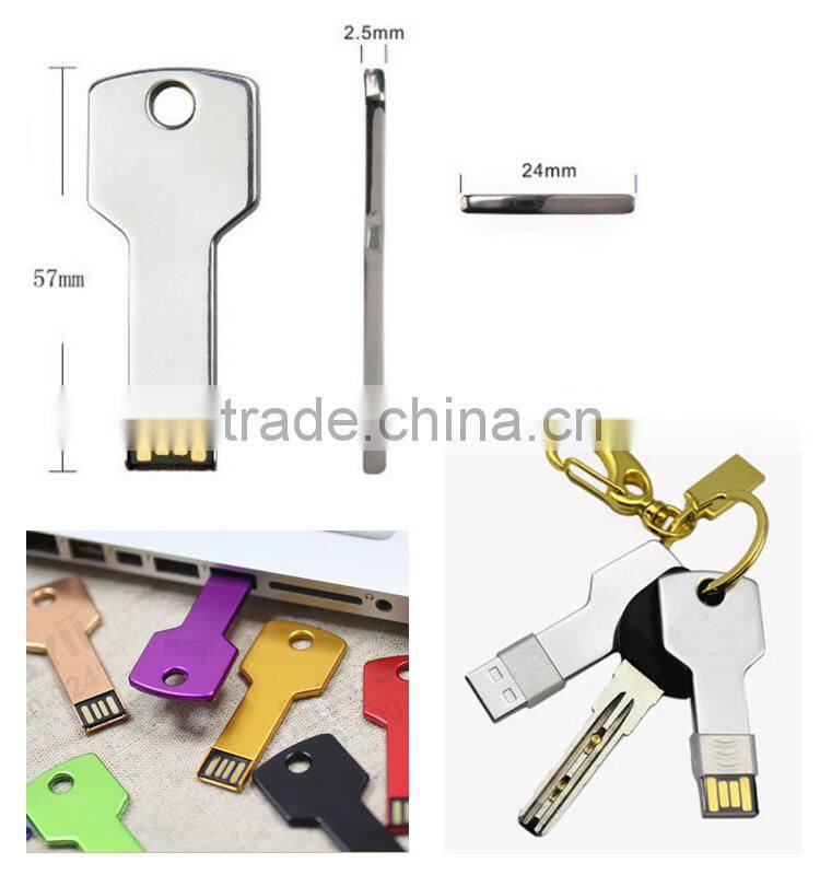 minimum order private label 8gb usb flash drive key
