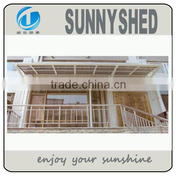 Customized DIY aluminum window cover for weather resistance awning