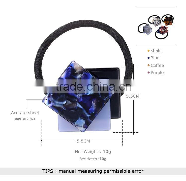 2014 fashion jewelry square acrylic accessory hair accessory for party