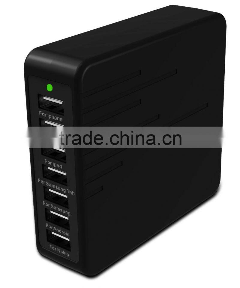 45W 5V 9A usb multi charger 7Ports USB for all phones and Ipad