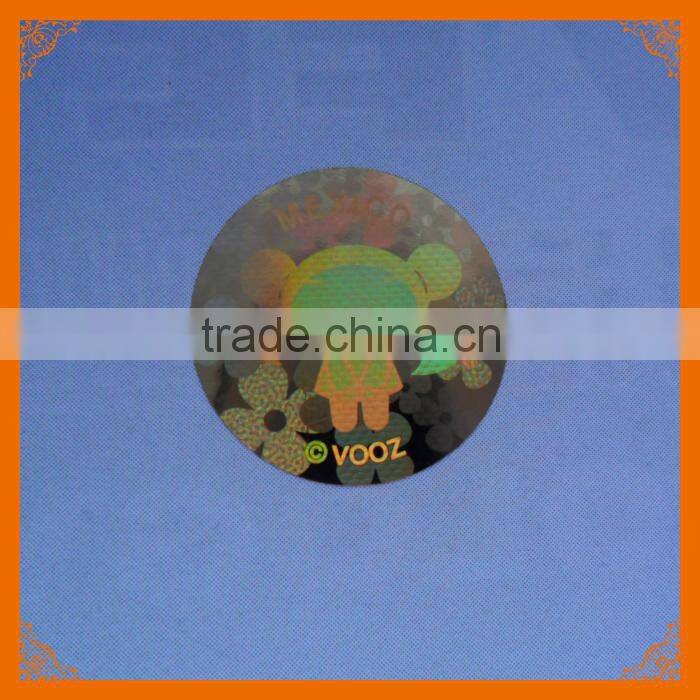 custom made 3d hologram sticker for id card
