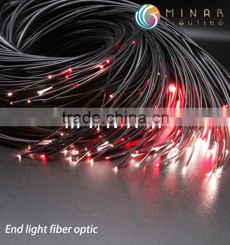 2015 color changing outdoor fiber optic led deck lighting for garden