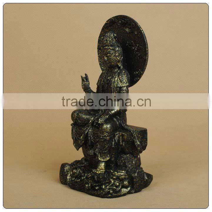 Antique color luckly guangyi staue, Buddha lady statue ,large buddha statue