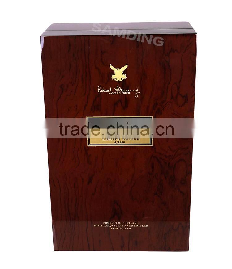 Personalized custom single wine glass packaging box for packing glass