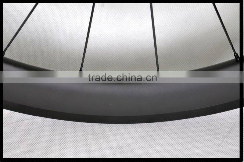new arrival 700c bicycle carbon rims 56mm hidden spokes wide 27mm clincher wheelset toray carbon rims