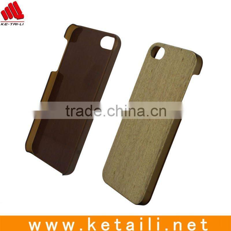 Wood design for iphone 5 plastic case