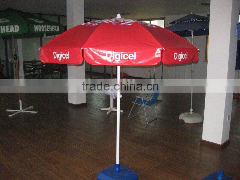 heat transfer print UV promotional high quality beach umbrella