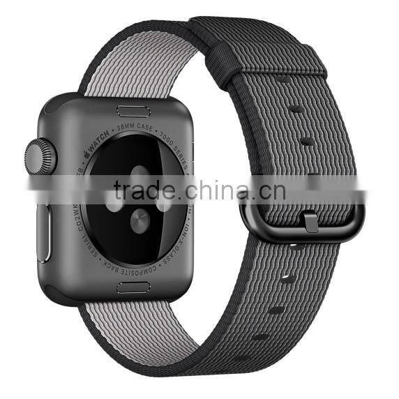 Original 1:1 38mm 42mm Nylon Watch Band with Steel Buckle For Apple Watch Woven Nylon Watch band with adapter