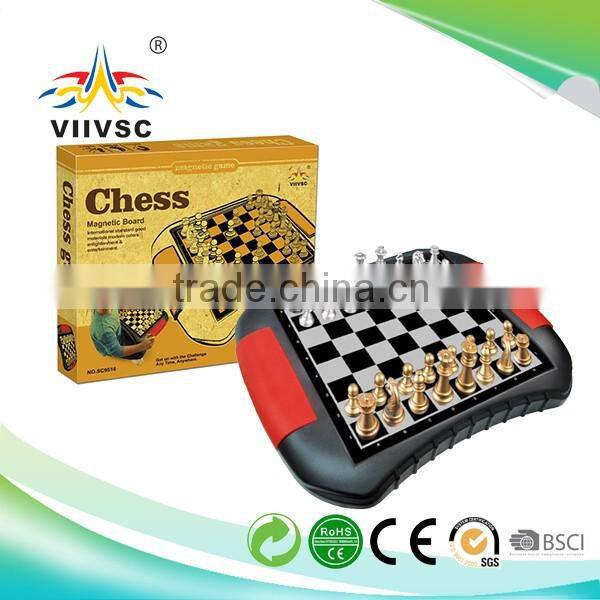 Factory sale top quality 20*20 black & frosted chess set made in china