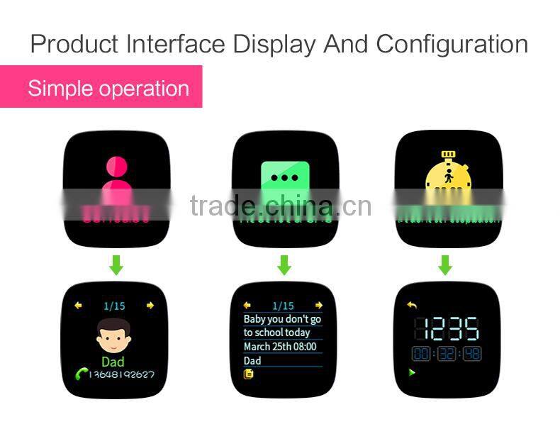 i8G portable GPS children watch smart phone for IOS Andriod app