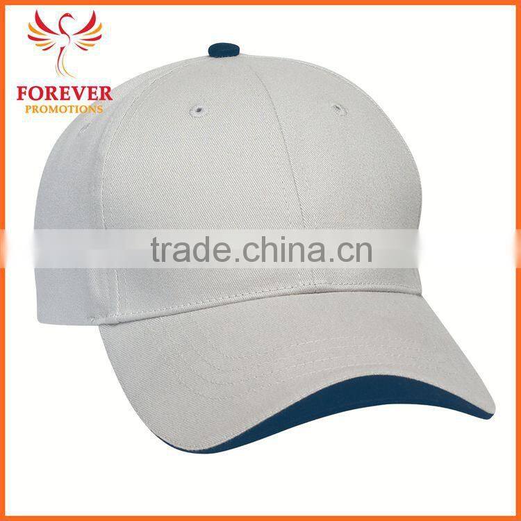 2016 Wave Sandwich Baseball Cap Custom Logo Design Cotton Black White Baseball Cap And Hat