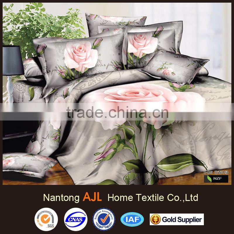 Luxury 2015 high quality 3D duvet cover bedding set
