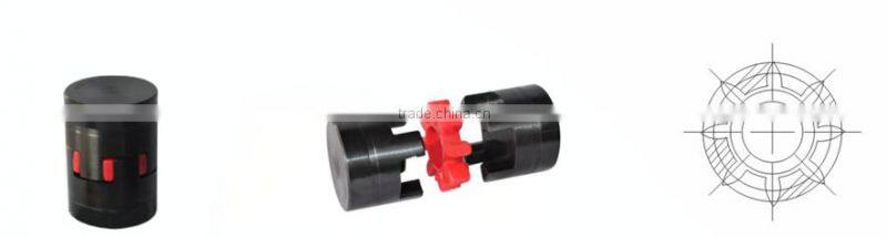 high quality elastic jaw shaft coupling