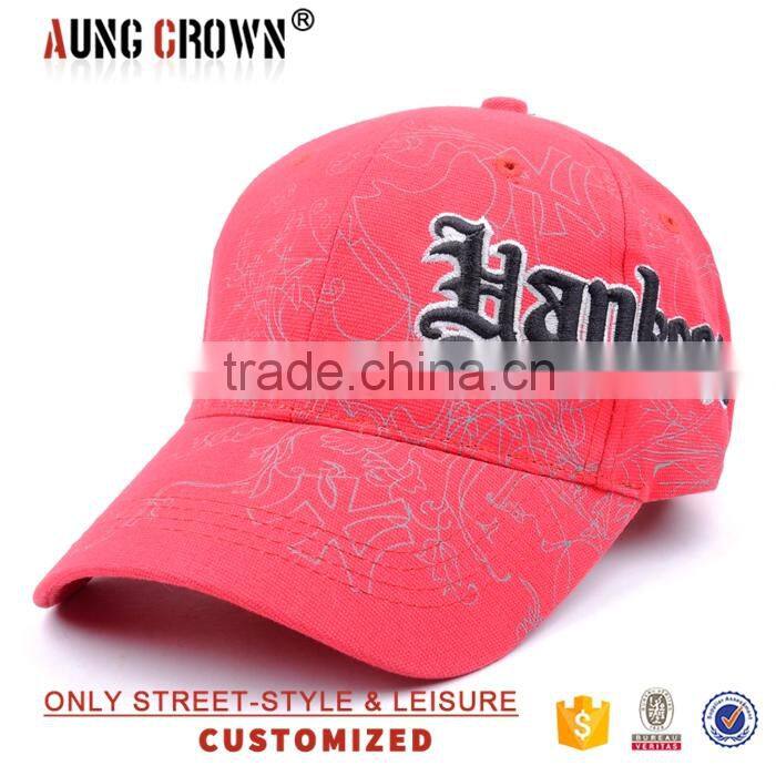 Fashion Comfortable Custom Baseball 6 Panel Cap