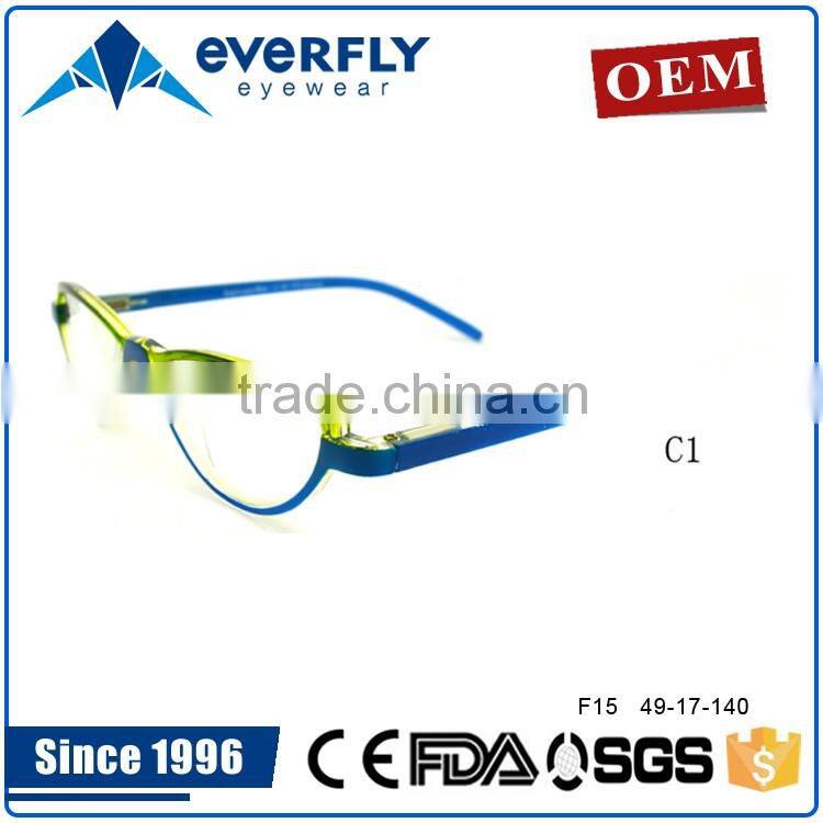 Newest eyeglasses frames fancy pc pouch radiation protective reading glasses for computer