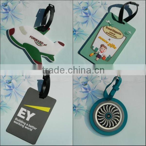 Name tag 3d coloring custom luggage tag bag tag