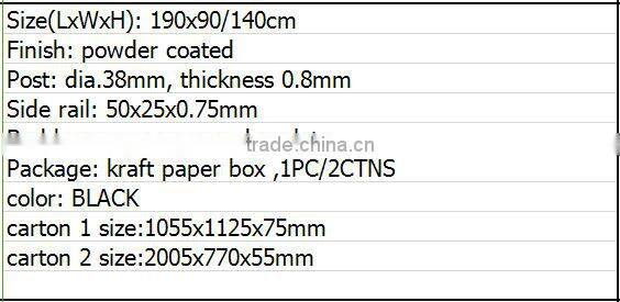 2015 latest fashion metal divan bed