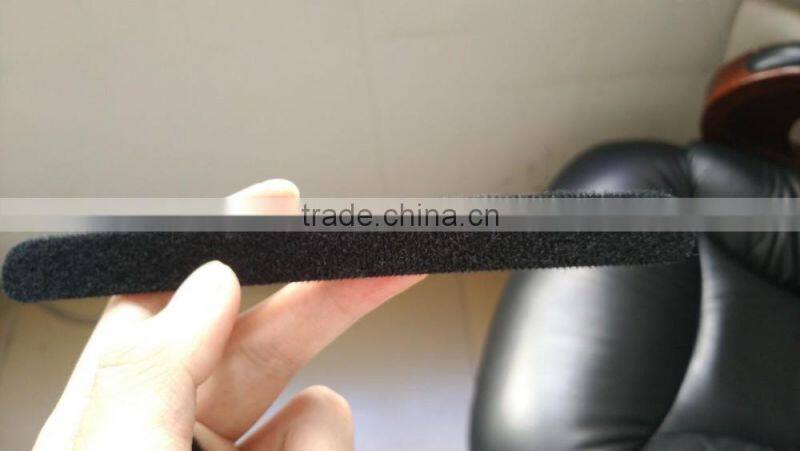 Plastic injection hook+blue soft loop back to back cable ties