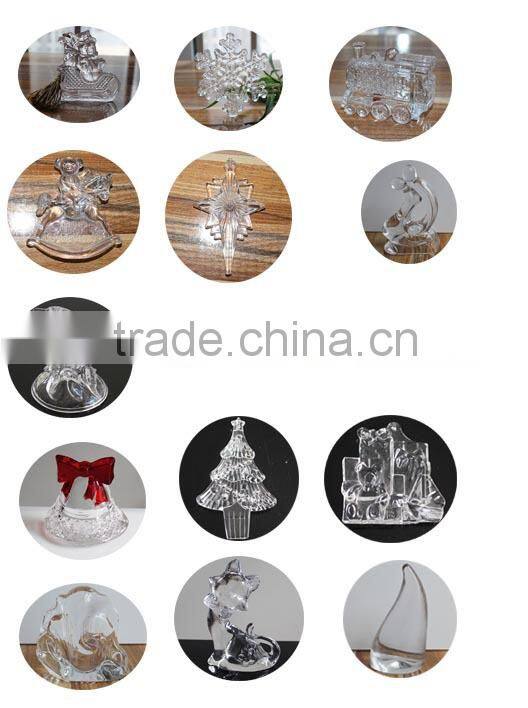 Eagle animal shape decorative crystal glass figurines wholesale