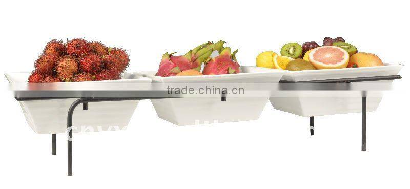 White Ceramic Fruit Bowl