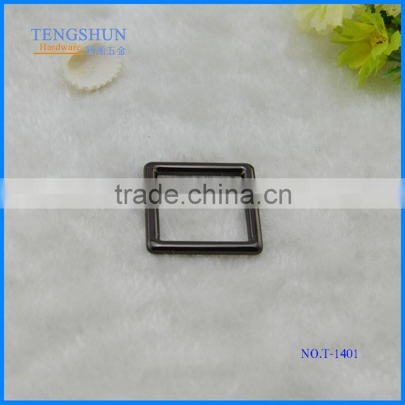 OEm zinc alloy square ring for men's bag high quanlity metel accessories for handbag wholesale