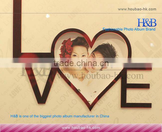 8*12 Hot Sale Crystal Cover Lovely Photo Album