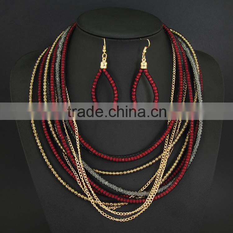 ss<<<Multilayer Long chain necklace jewelry New fashion women necklace lady Layered necklace/