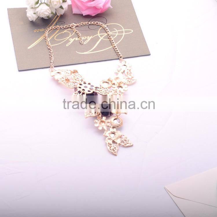 >>>2016 new arrival European style Collar Vintage Acessories Charm Flower Necklace earring classical jewelry sets/