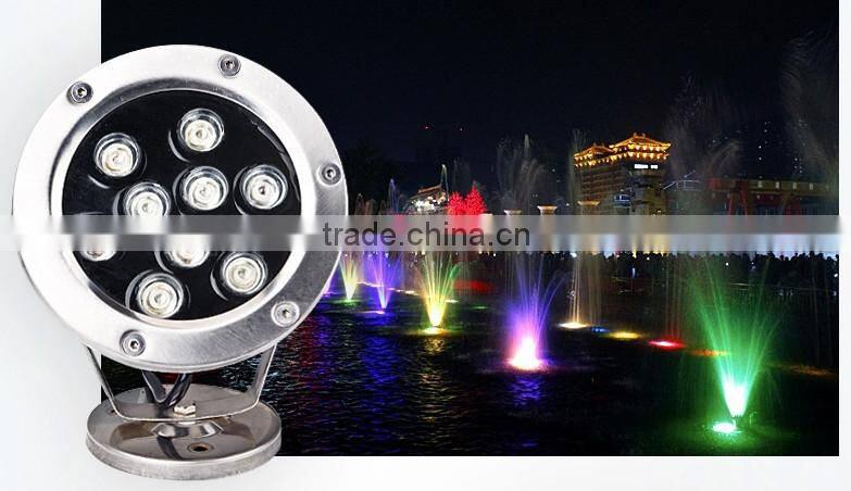 RGB LED inground pool light 18W super-brightness IP67 3 years warranty! inground light