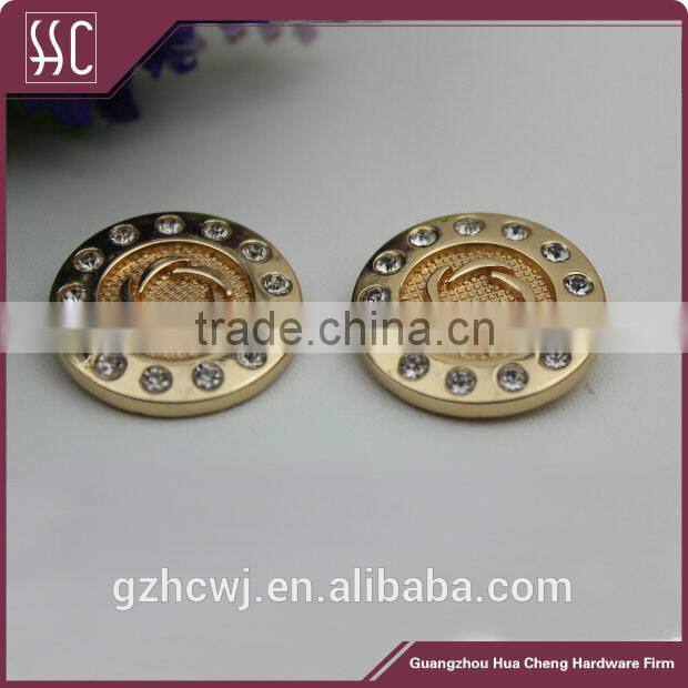 26mm round shape metal tag,metal fitting for handbag accessory,Guangzhou Hua Cheng Hardware