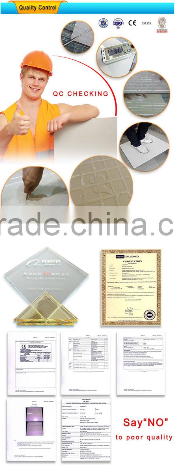 free sample high quality grade AAA 800x800 marble look crystal ceramic tiles