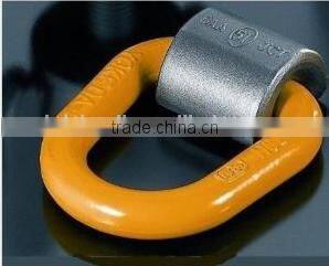 G80 Drop forged alloy steel D-ring, Pivoting D link