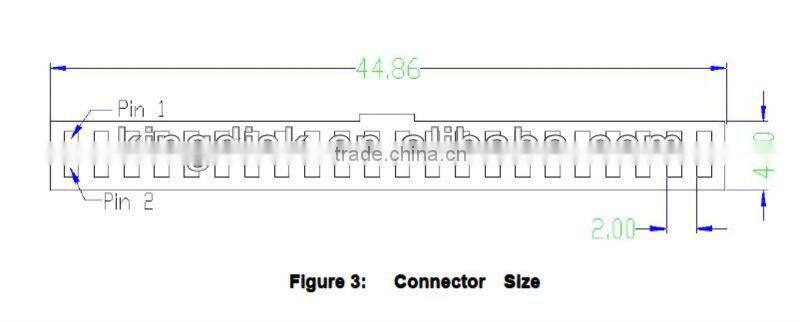 female horizontal dom 44pin