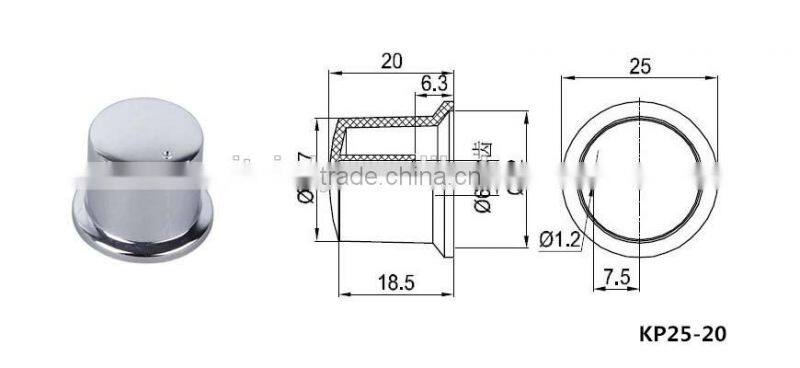 Good Sale Sound Volume Smooth Surface Electro-plated Knob