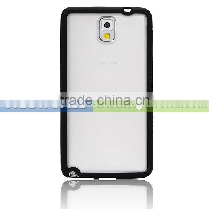 TPU bumper PC hard back case for Samsung Galaxy Note 3 N9006