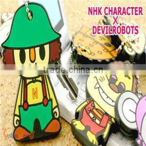 Kawaii Custom Sexy Girl Made 2D 3D Rubber Keychains